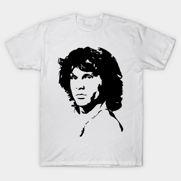 Jim Morrison Retro T-Shirt by Print&fun